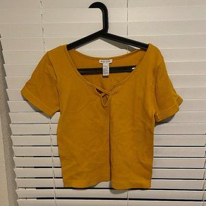 Bae City Mustard Top Large/Extra Large